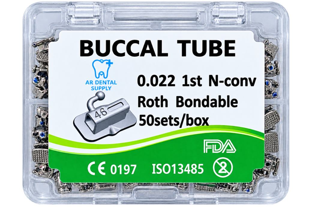 Buccal Tube-PACK OF 200 PCS- 50 SETS-(BONDABLE AND MONOBLOCK)
