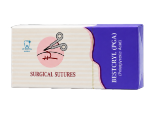 4-0 Surgical Sutures Bestcryl (PGA) Polyglicolic Acid 20mm (Round Bodied)