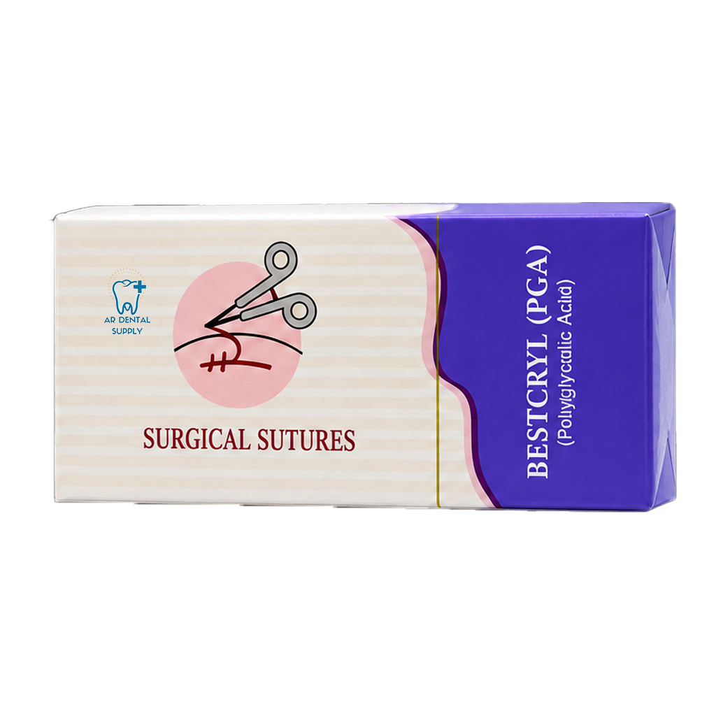 4-0 Surgical Sutures Bestcryl (PGA) Polyglicolic Acid 20mm (Round Bodied)