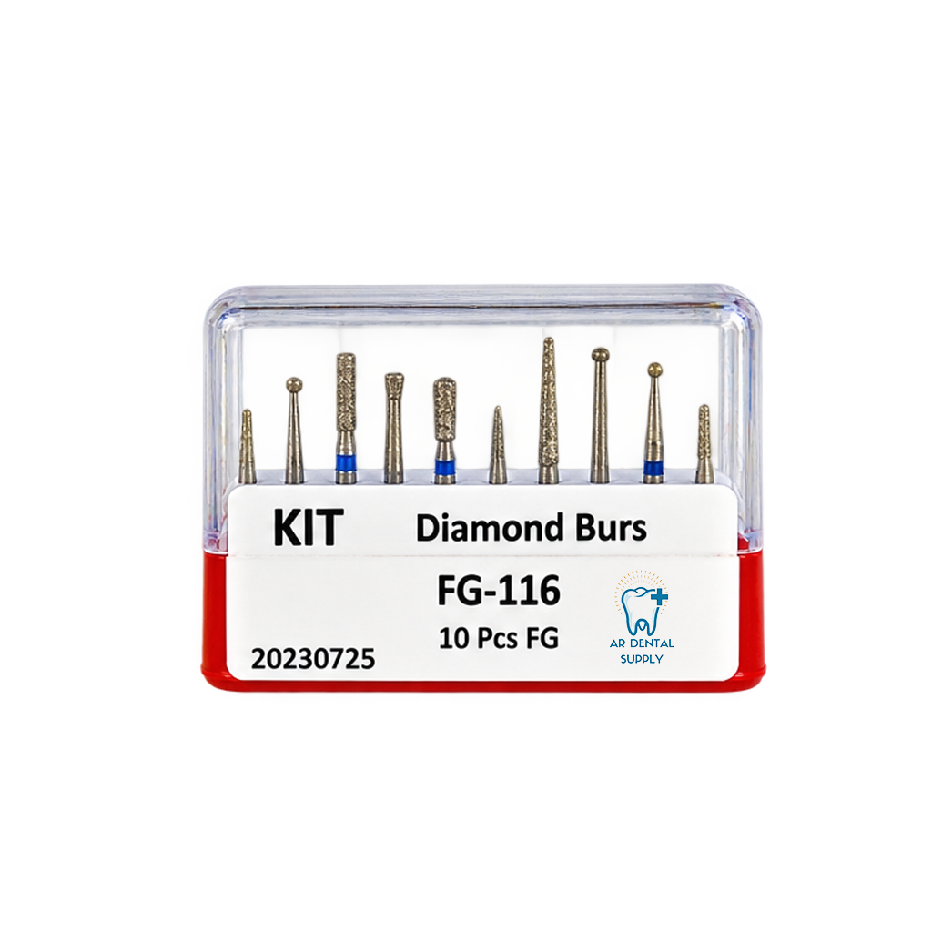 FG-116 DIAMOND BURS KIT – FG BURS -FINISHING & POLISHING