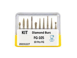 FG-105 DIAMOND BURS KIT – FG BURS -FINISHING & POLISHING