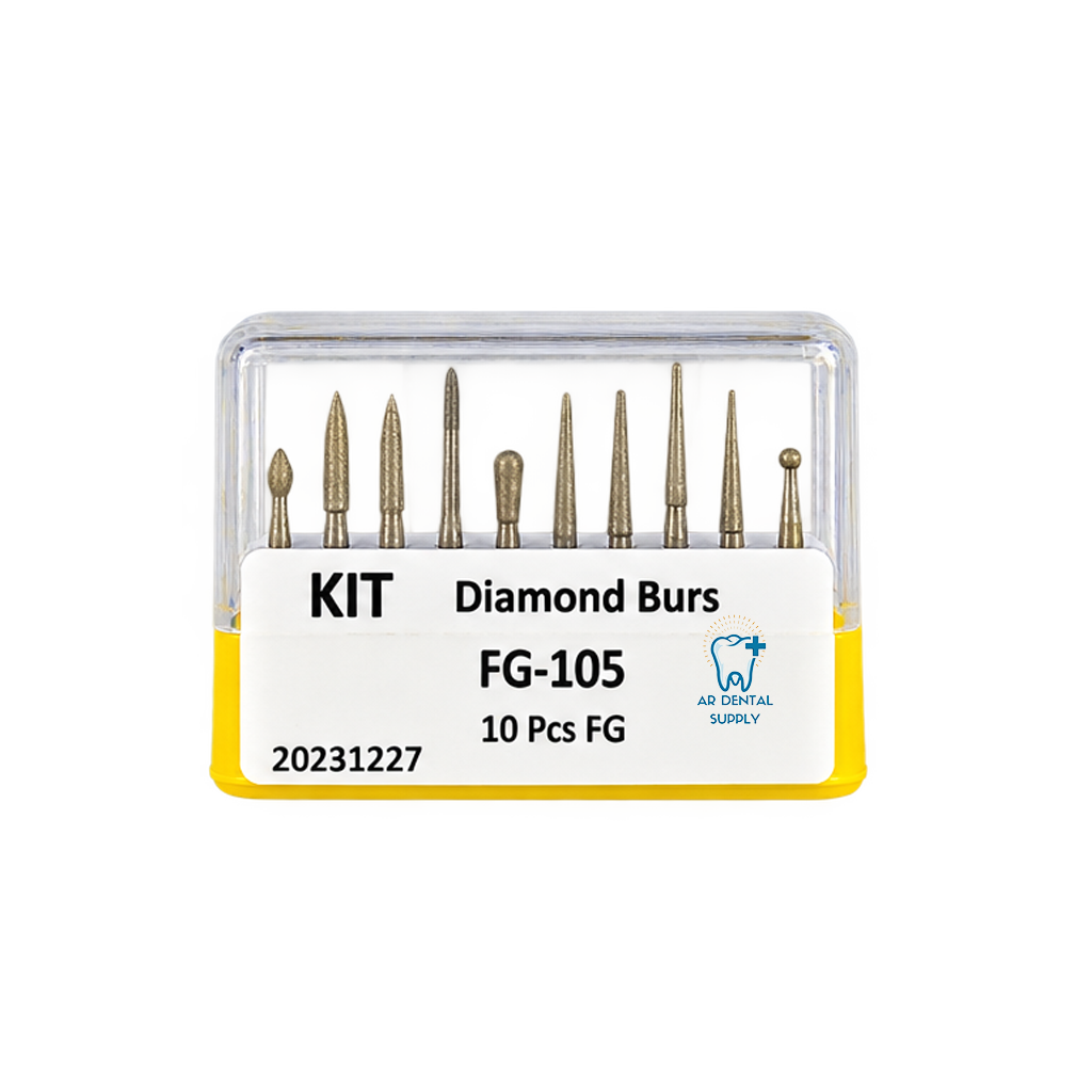 FG-105 DIAMOND BURS KIT – FG BURS -FINISHING & POLISHING